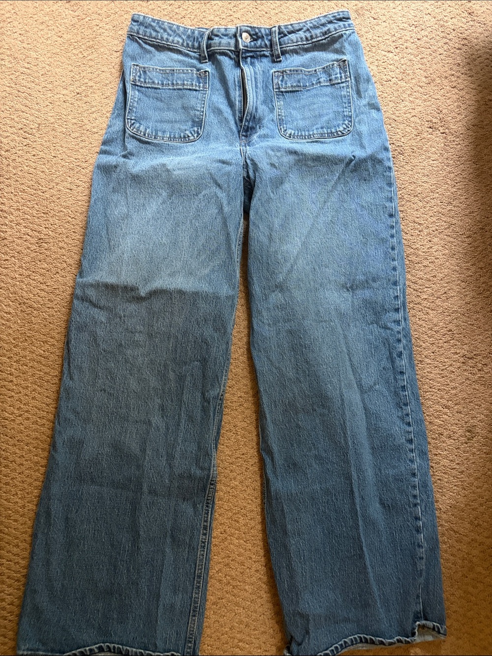Women's Boot-Cut Jeans in Light Blue Denim